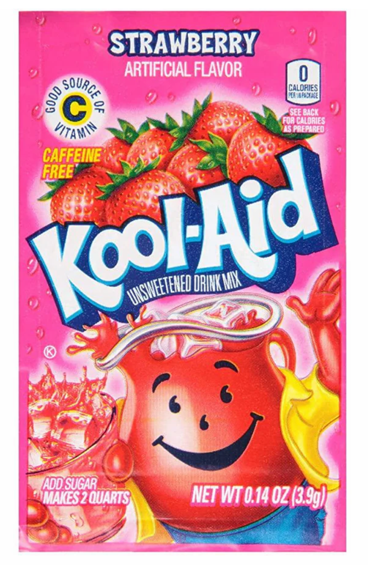 Kool Aid Aardbei 48 x 3,9 g