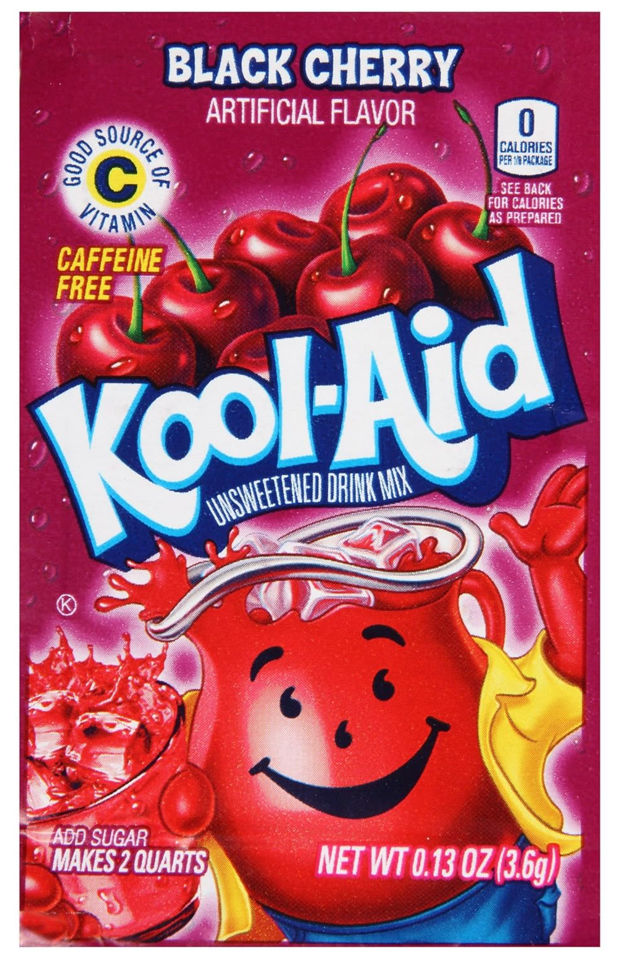 Kool Aid Zwarte Kers 48 x 3,6 g