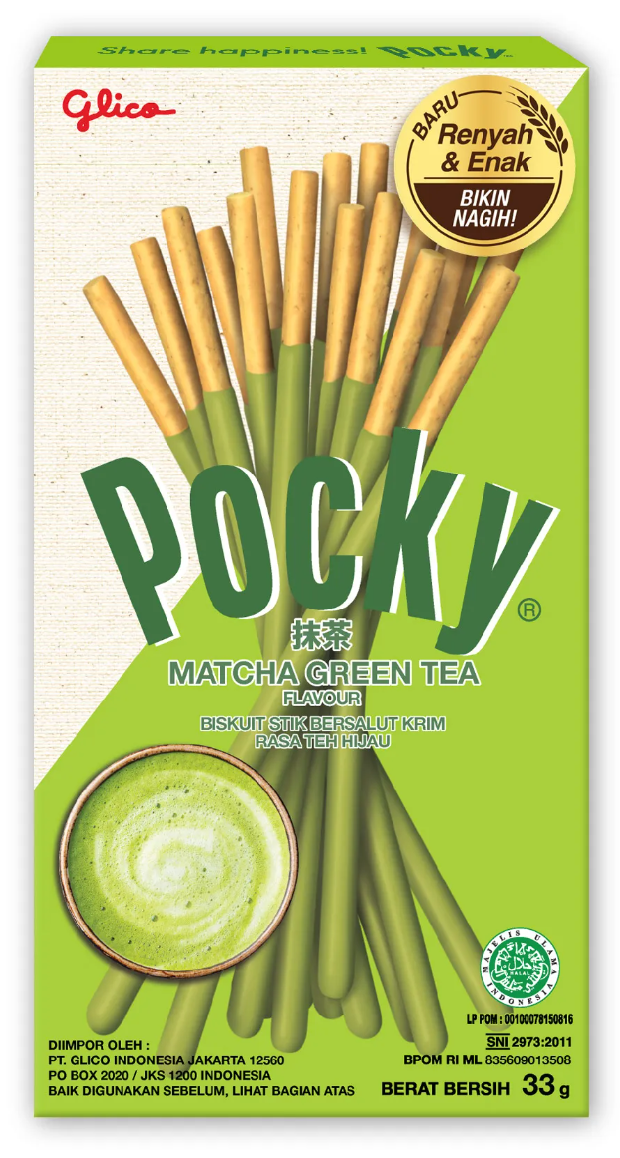 Pocky Green Tea Matcha 10 x 33g