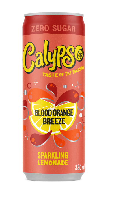 Calypso Sparkling Lemonade Blood Orange Breeze Zero Sugar 12 x 330ml