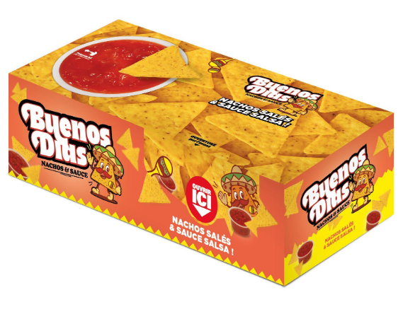 Buenos Dias Nachos & Salsa Sauce 16 x 155g DDM 2026-10