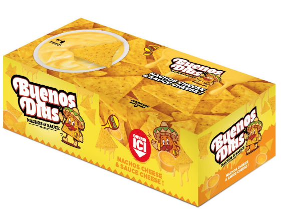 Buenos Dias Nachos Cheese & Cheese Sauce 16 x 155g DDM 2026-10