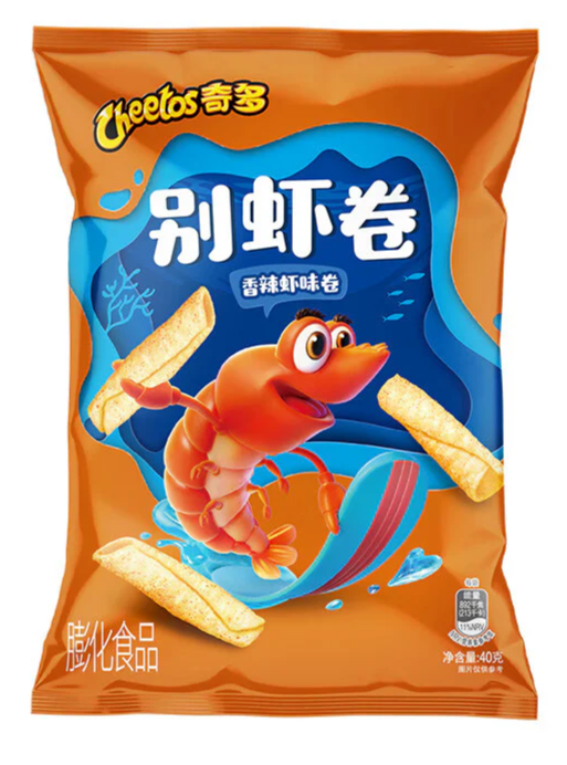 Cheetos Spicy Shrimp Flavored Rolls 22 x 70g DDM 2026-06