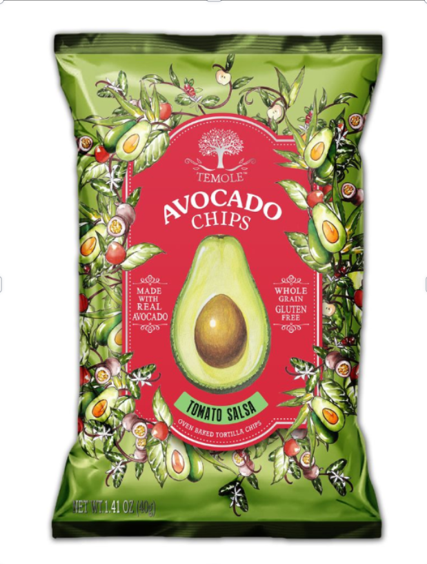Temole Avocado Chips Tomato Salsa 24 x 40g