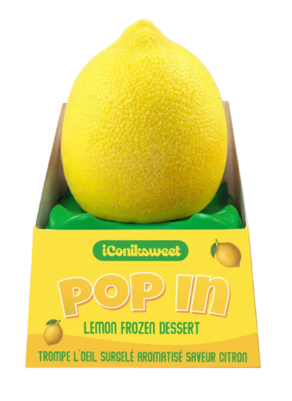 iConiksweet Pop In Trompe L'oeil Lemon 12 x 75g
