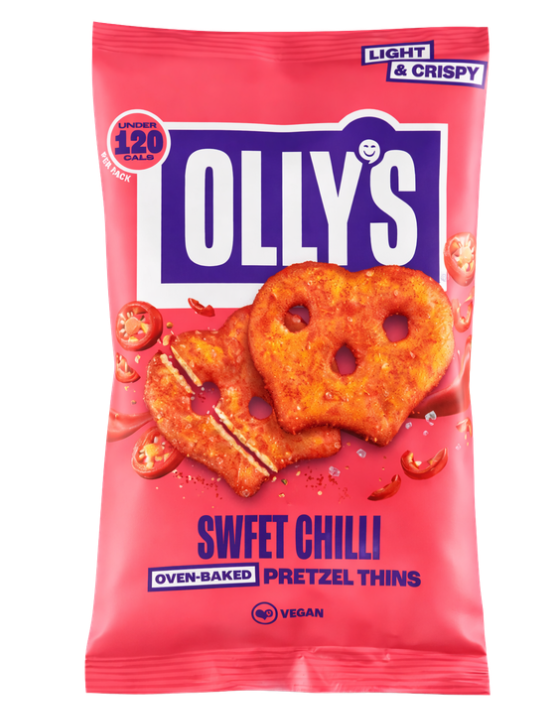 Olly's Pretzel Thins Sweet Chilli 7 x 140g
