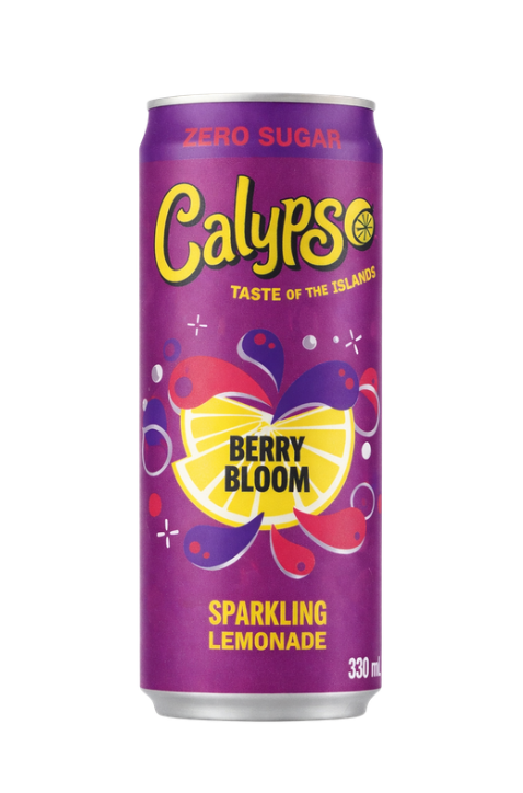 Calypso Sparkling Lemonade Berry Bloom Zero Sugar 12 x 330ml