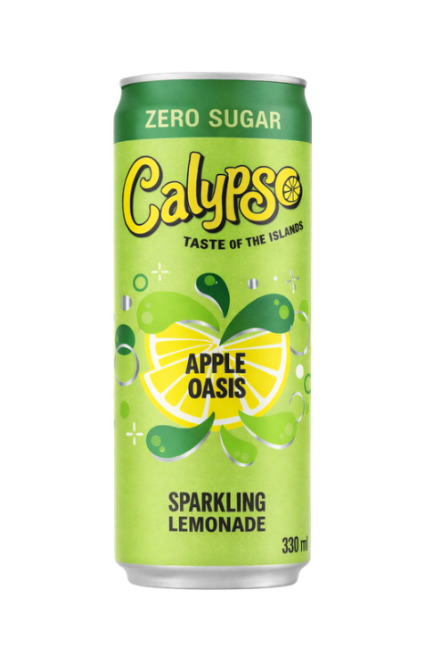 Calypso Sparkling Lemonade Apple Oasis Zero Sugar 12 x 330ml