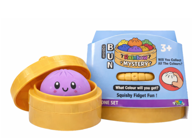 Squishy Bun Toy M 12 x 1 pc