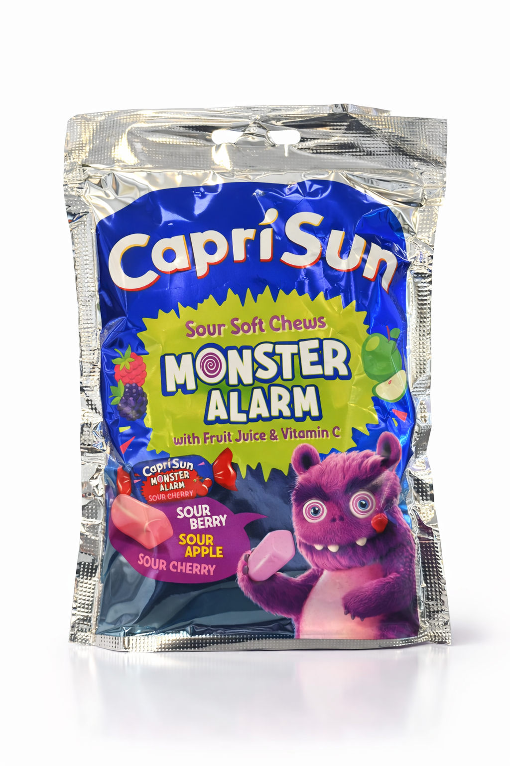 Capri Sun Sour Soft Chews Monster Alarm Berry Apple and Cherry 12 x 147g