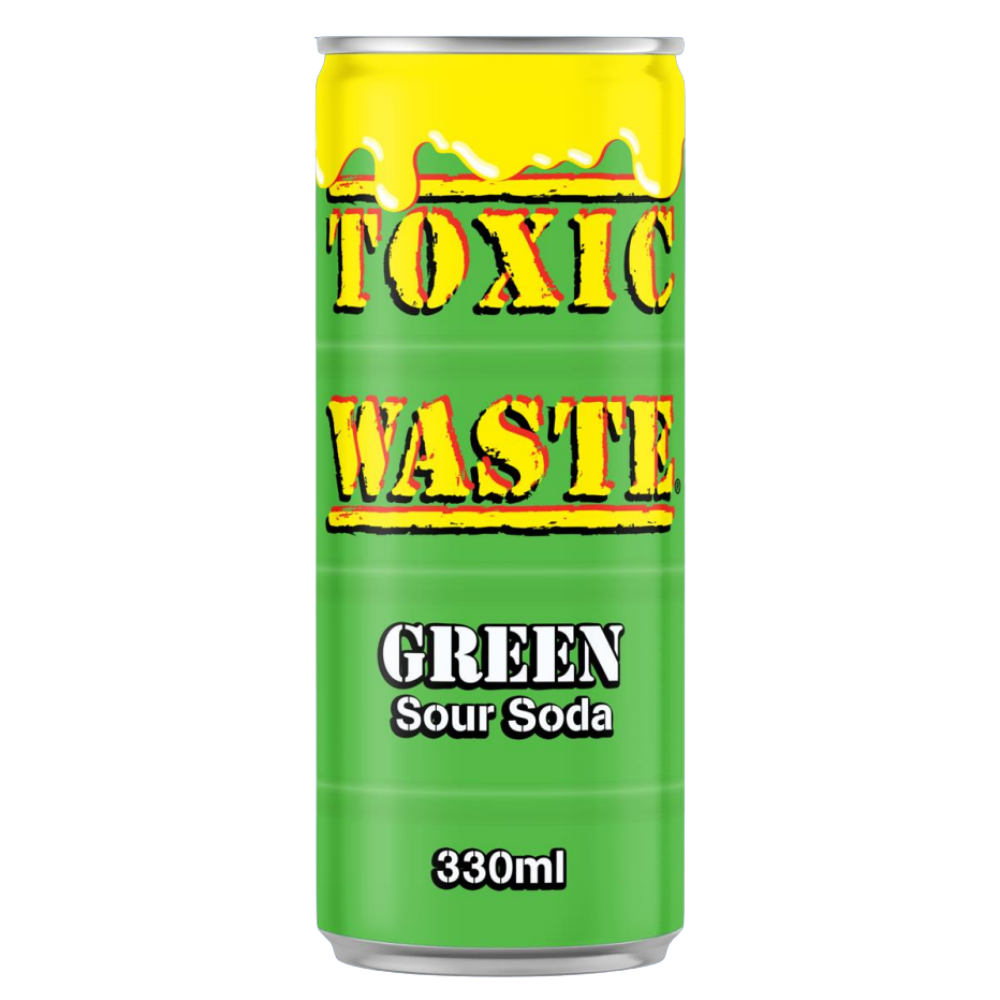 Toxic Waste Green Soda 24 x 330ml