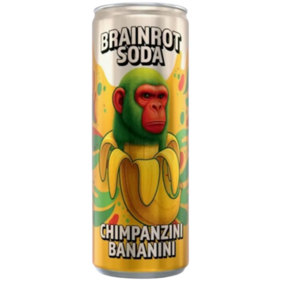 Brainrot Soda Chimpanzini Bananini 24 x 250ml