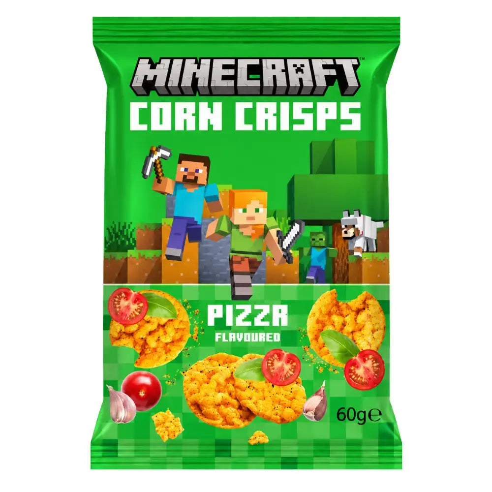 Minecraft Corn Crisps Pizza 12 x 60g