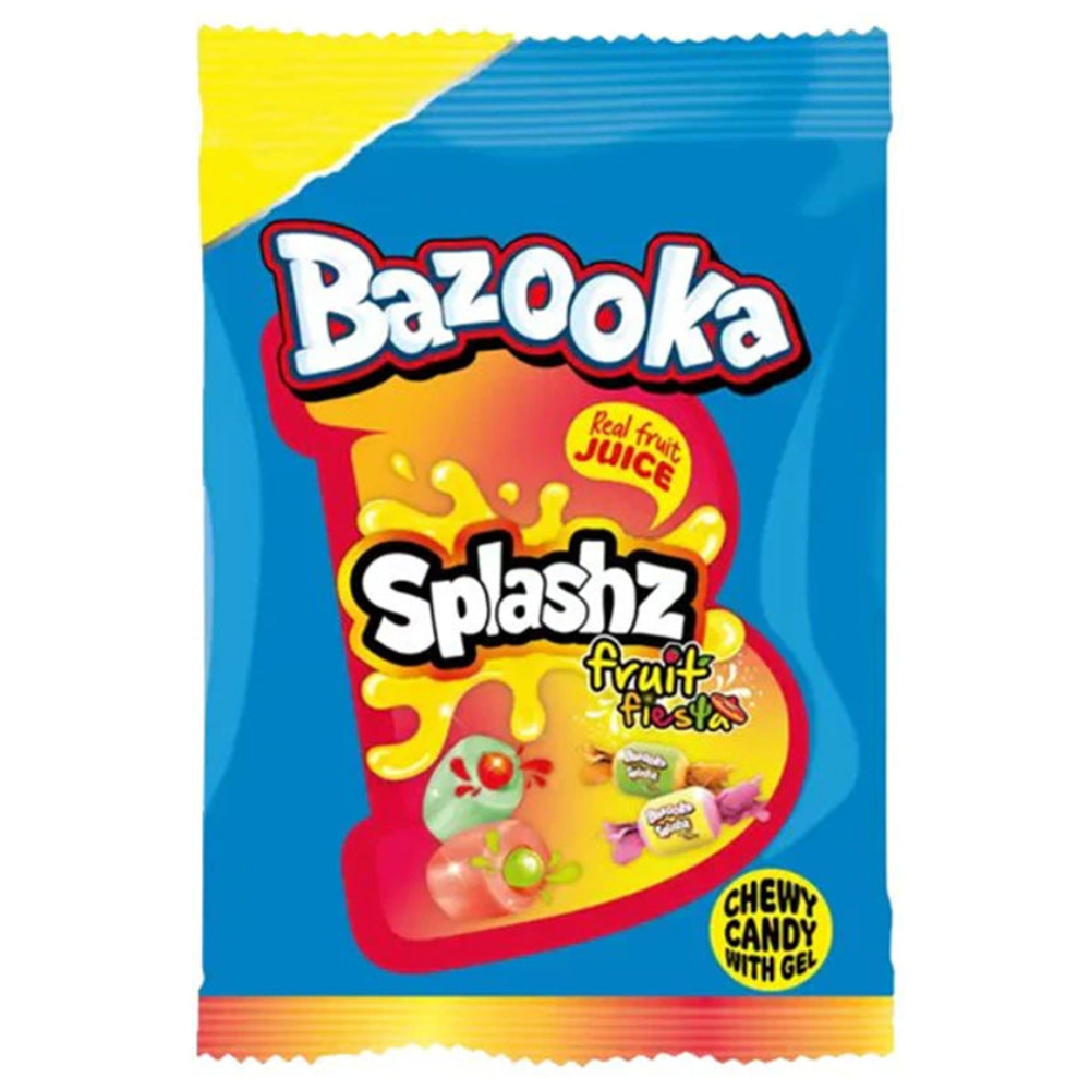 Bazooka Splashz Fruity Fiesta 12 x 120g