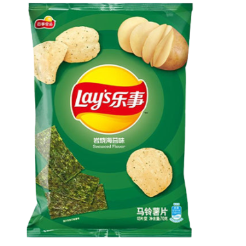 Lay's Seaweed 22 x 70g DDM 2026-07