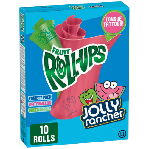 Betty Crocker Fruit Roll-Ups Jolly Rancher 10 x 141g DDM 2025-06