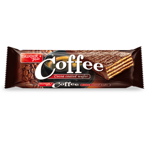 Sweet Plus Coffee Cocoa Coated Wafer 24 x 35g