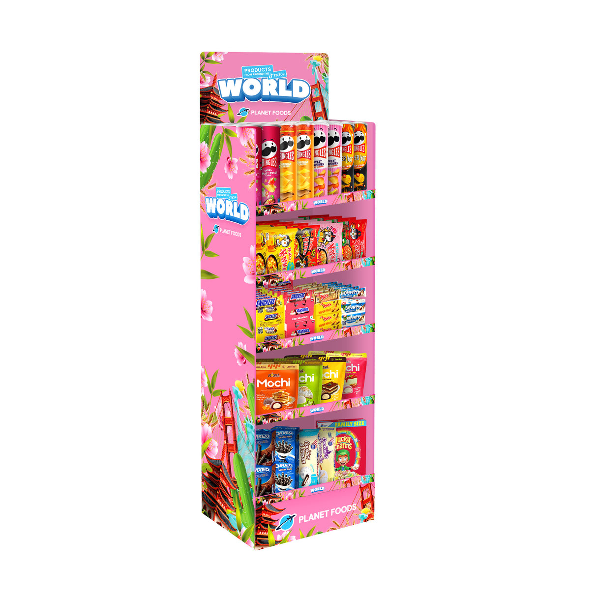 Display Planet Foods World Carton