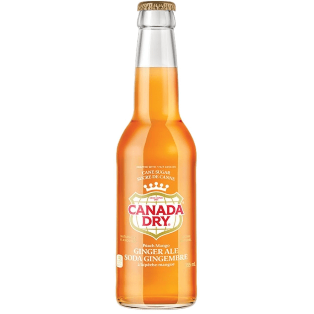 Canada Dry Peach Mango Glass 24 x 355ml DDM 2025-12