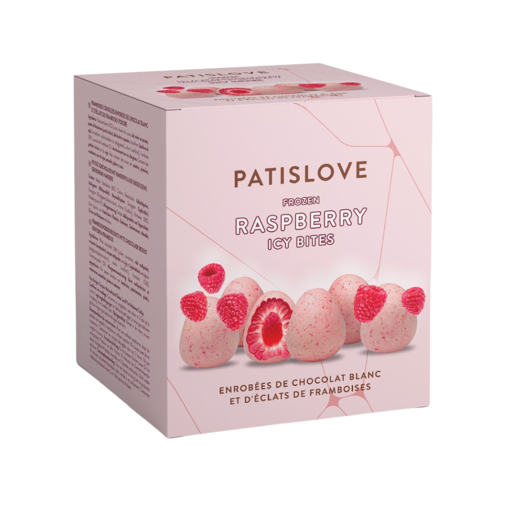 Patislove Frozen Milk & White Raspberry 12 x 130g