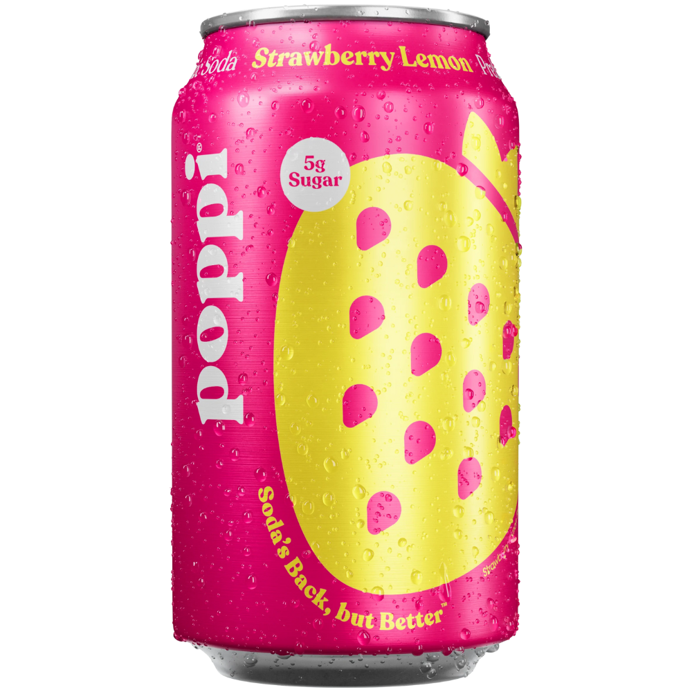 Poppi Strawberry Lemon 12 x 355ml