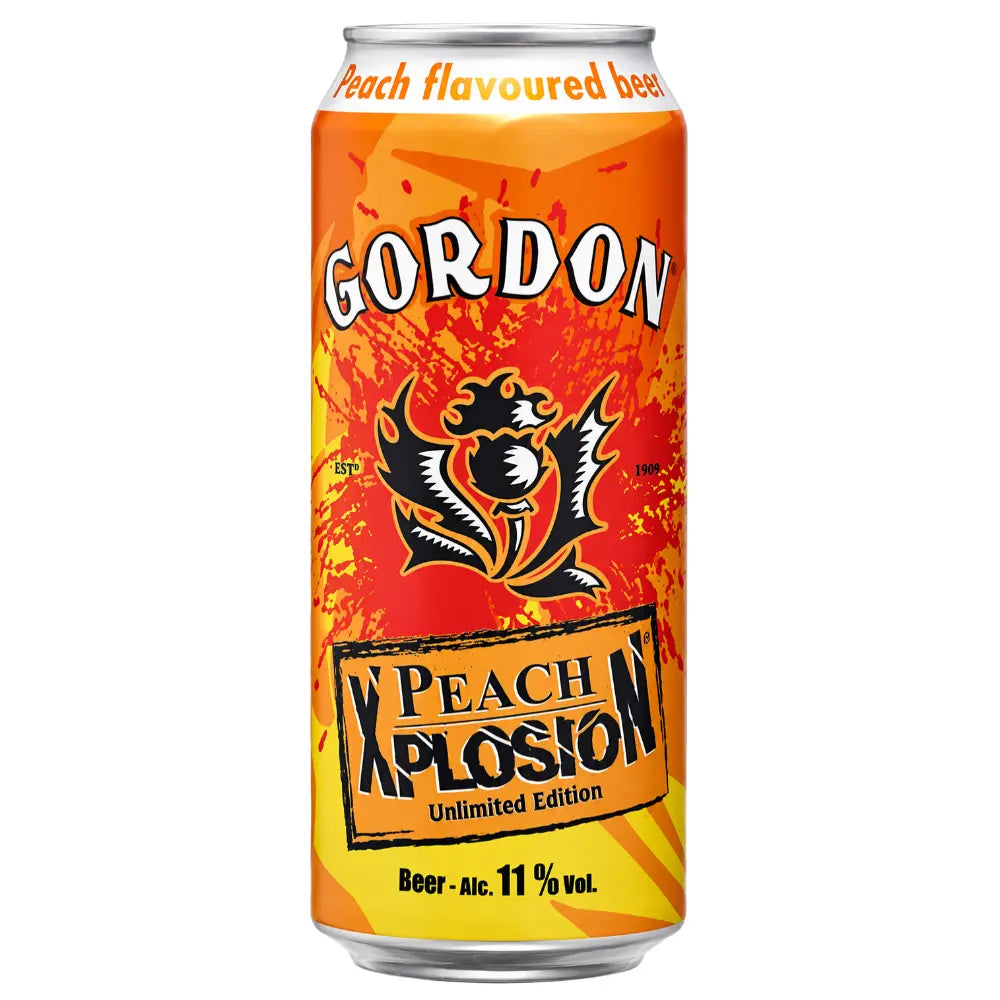 Gordon Peach Xplosion 11% Alcohol 12 x 500ml