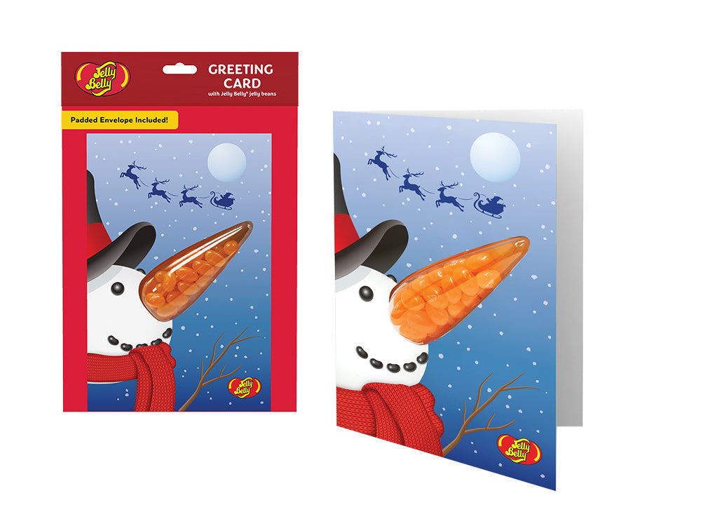 Jelly Belly Beans Snowman Card 12 x 28g DDM 2025-06