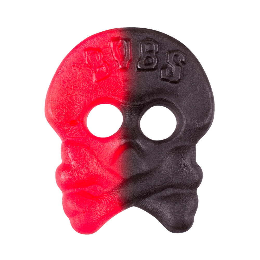 Bubs Godis Skull Raspberry & Liquorice 1 x 4Kg