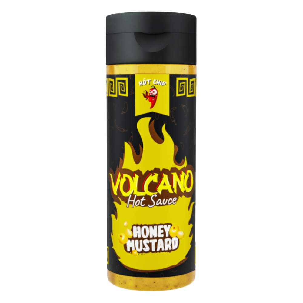 Hot Chip Volcano Chilli Mustard With Honey Hot Sauce 10 x 310g