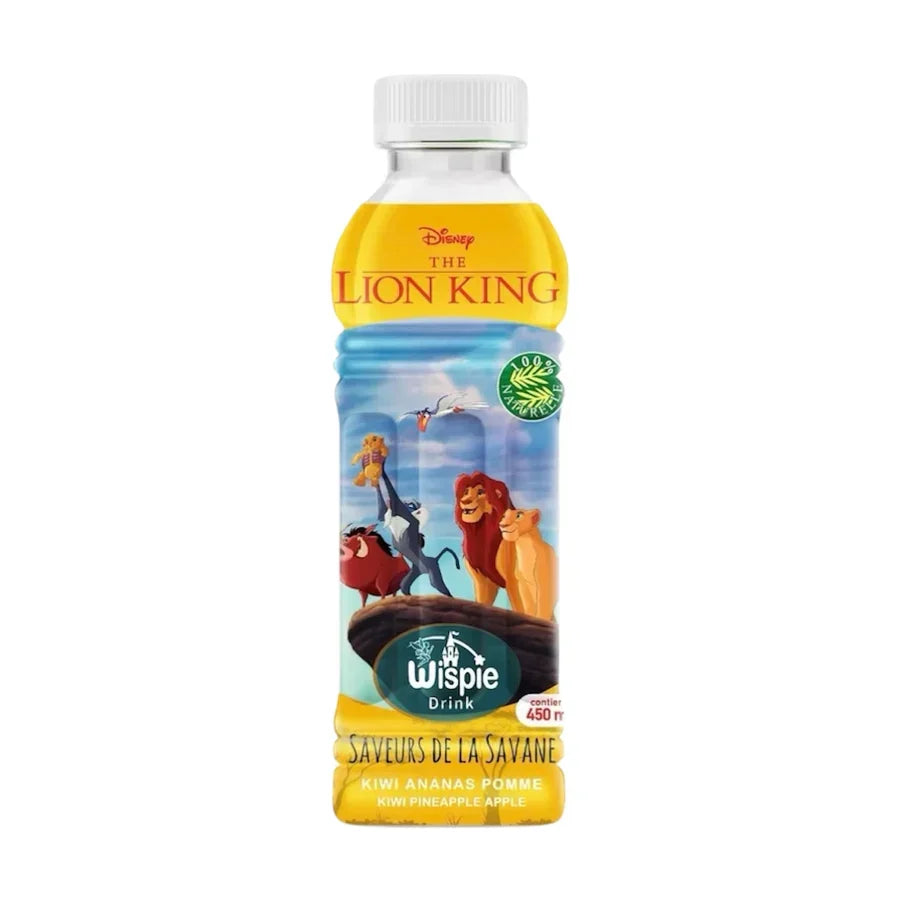 Disney Wispie Drink The Lion King Kiwi Pineapple & Apple 24 x 450ml DDM 2026-09