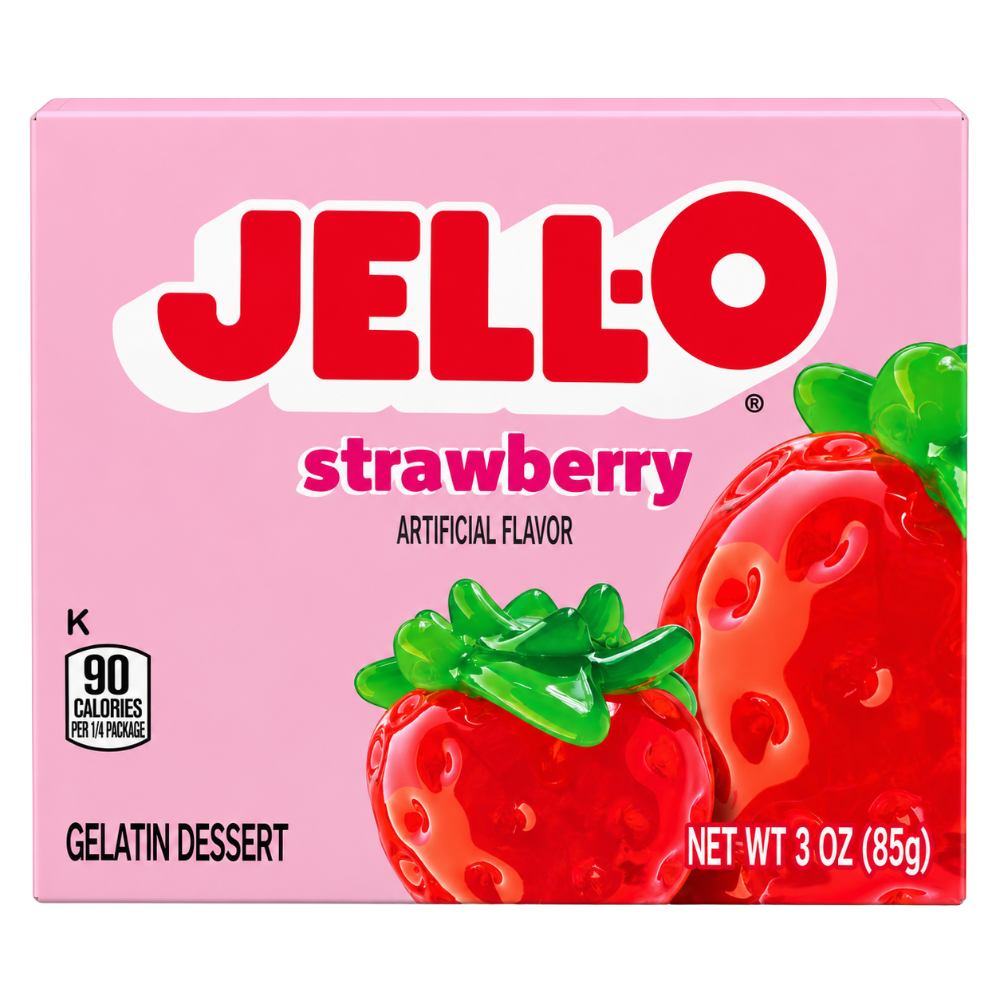 Jell-O Gelatin Strawberry 24 x 84g