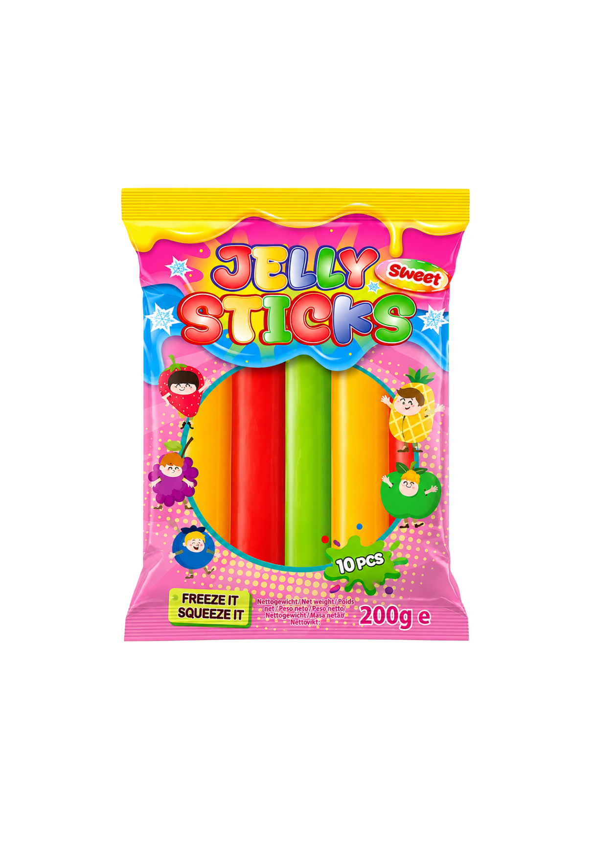 Jelly Sticks Sweet 24 x 200g