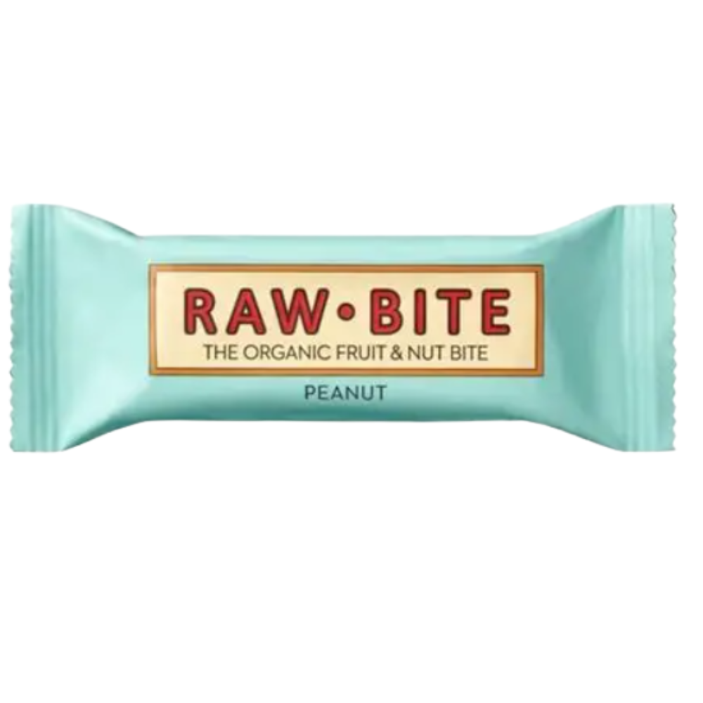 Rawbite Organic Fruit & Nut Peanut 12 x 50g