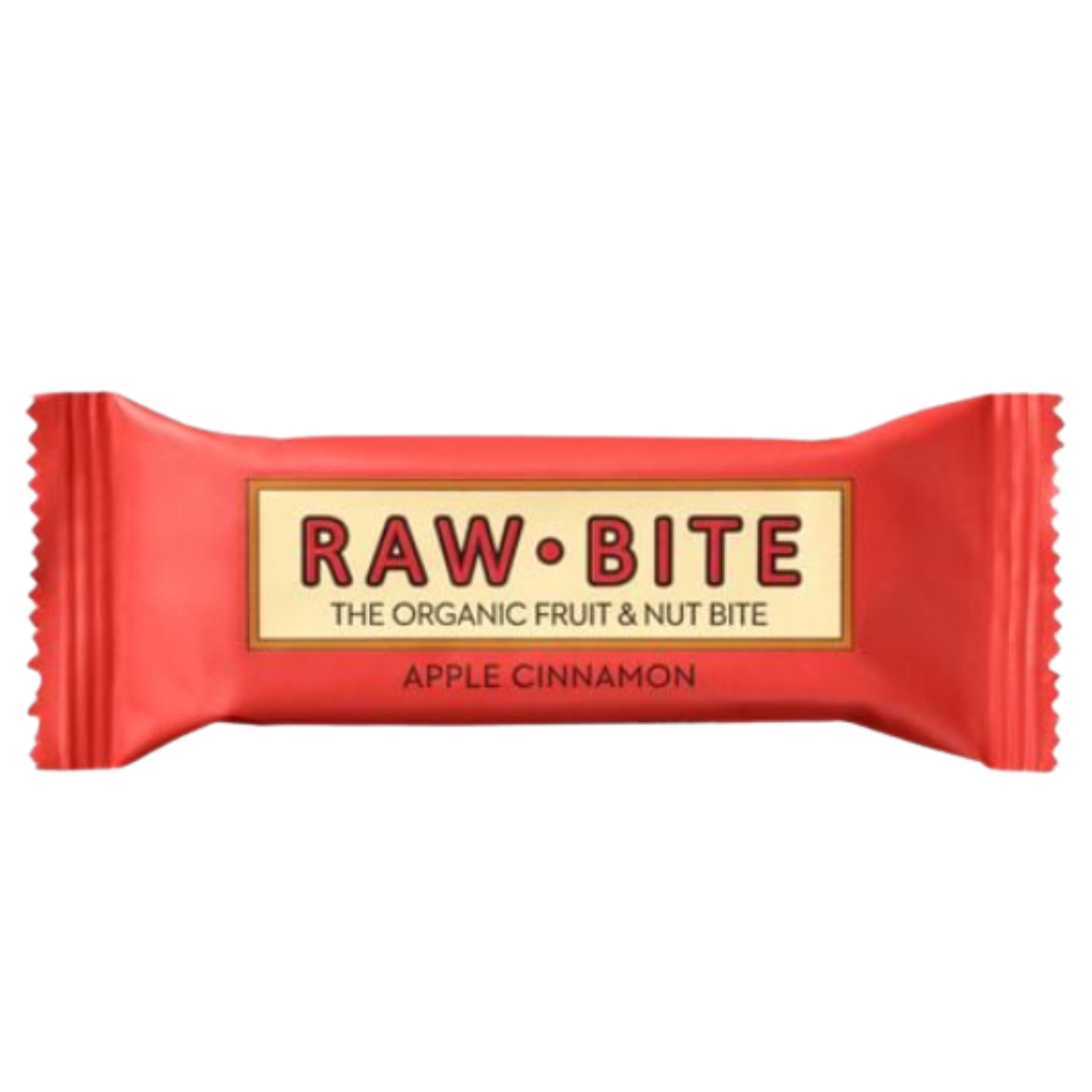 Rawbite Organic Fruit & Nut Apple Cinnamon 12 x 50g