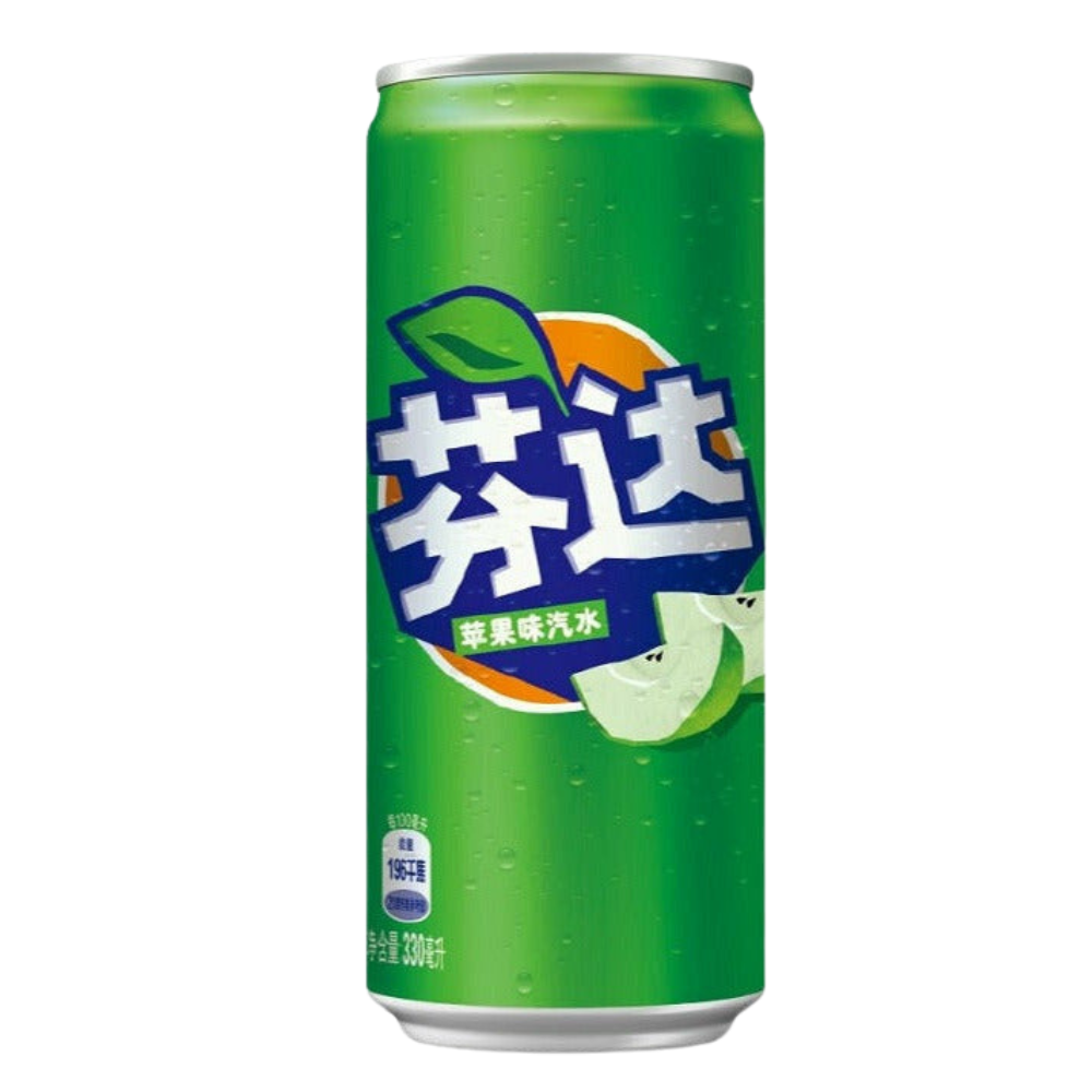 Fanta China Apple 12 x 330ml - WITH LABEL