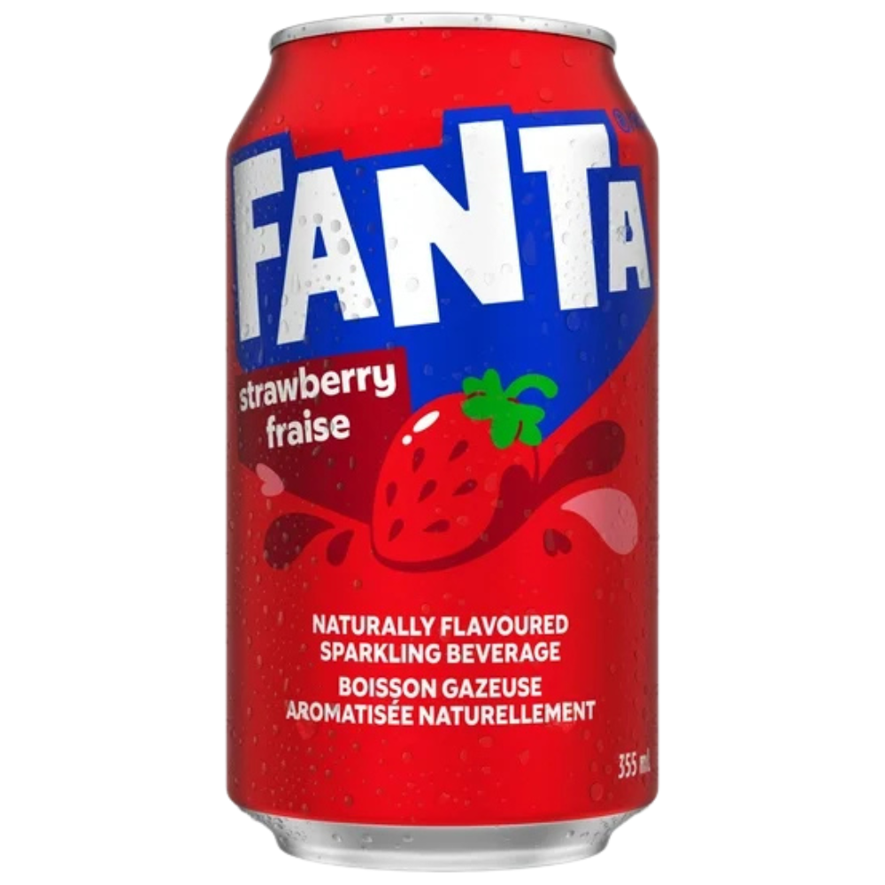 Fanta Strawberry 12 x 355ml DDM 2025-05