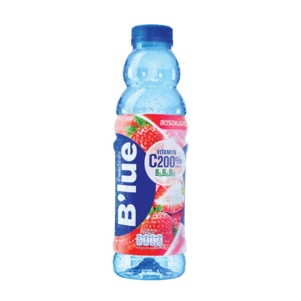 B'lue Vitamin Strawberry 24 x 500ml DDM 2026-08