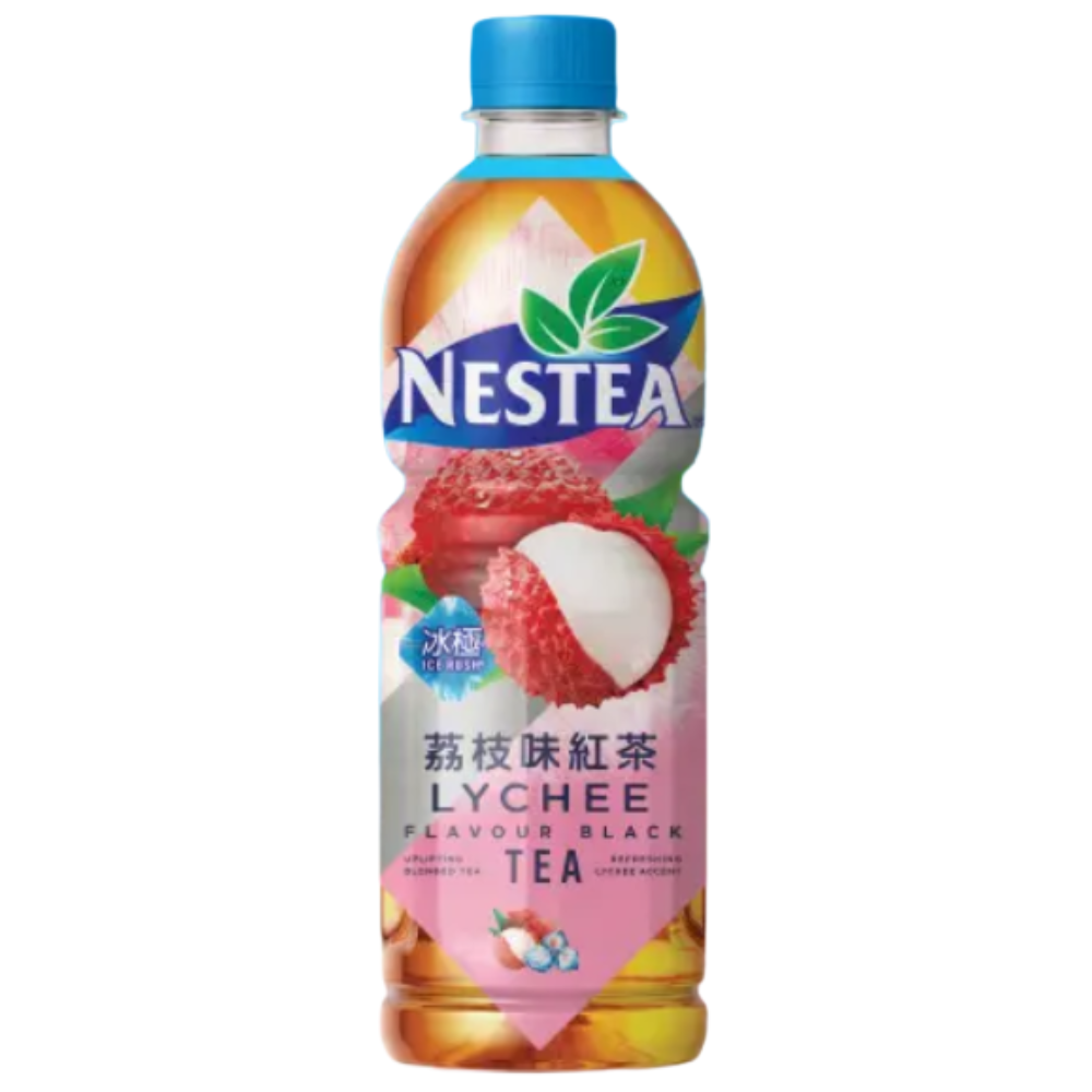 Nestea Ice Rush Lychee Black Tea 24 x 480ml DDM 2026-08