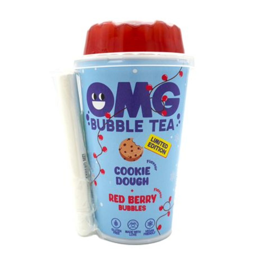 OMG Bubble Tea Cookie Dough & Red Berry 10 x 265ml