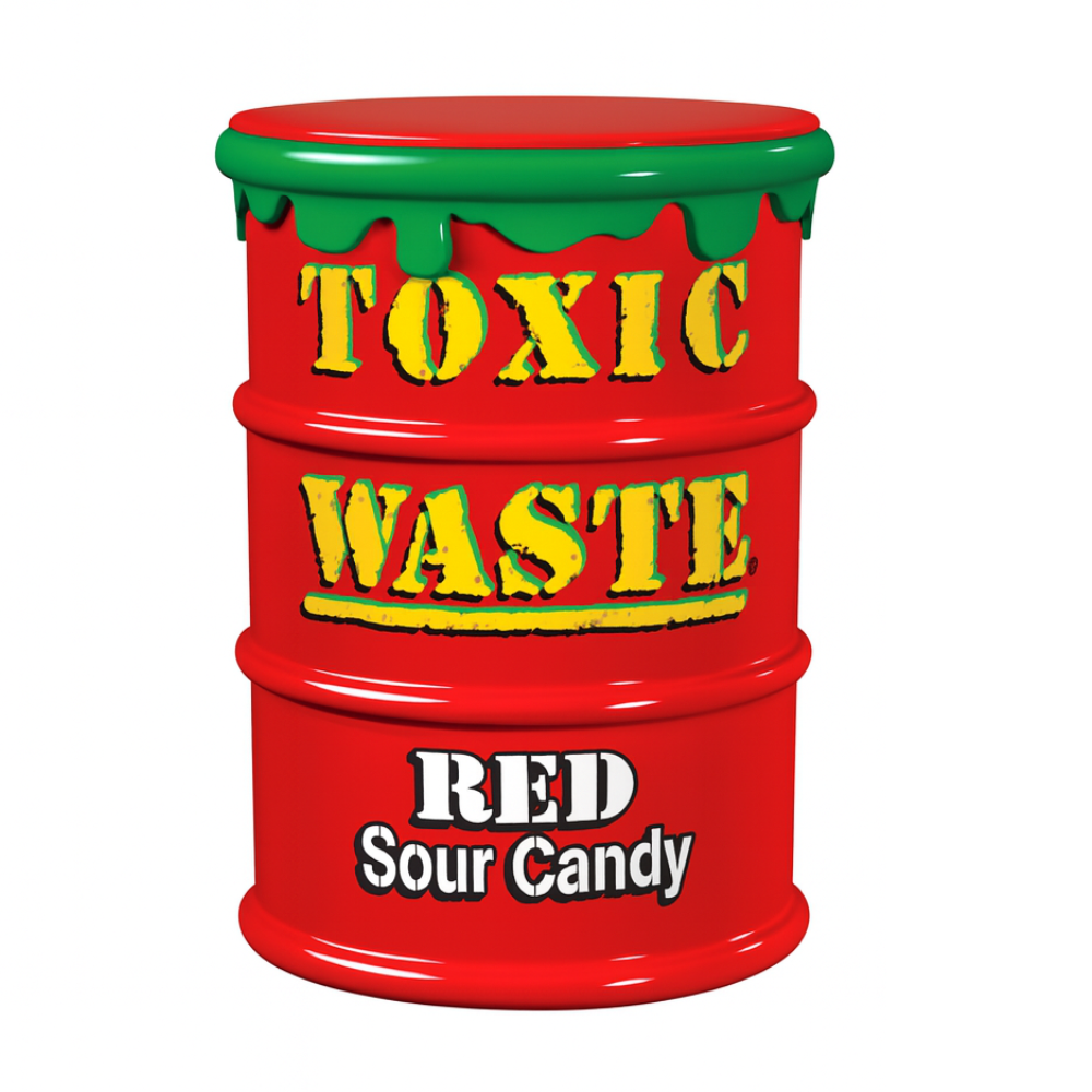 Toxic Waste Red Sour Candy Drum 12 x 42g
