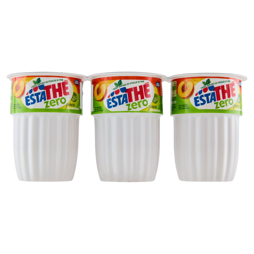 Estathe Zero 3 Cup Peach 24 x 200ml DDM 2026-06