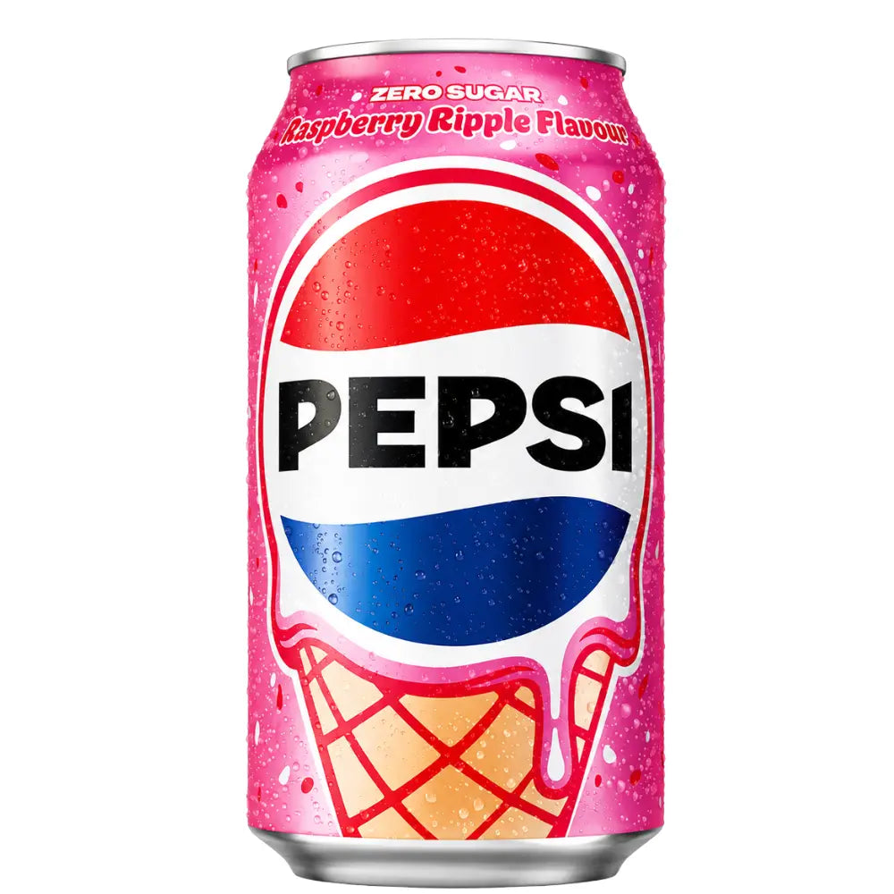 Pepsi Zero Sugar Raspberry Ripple 24 x 330ml