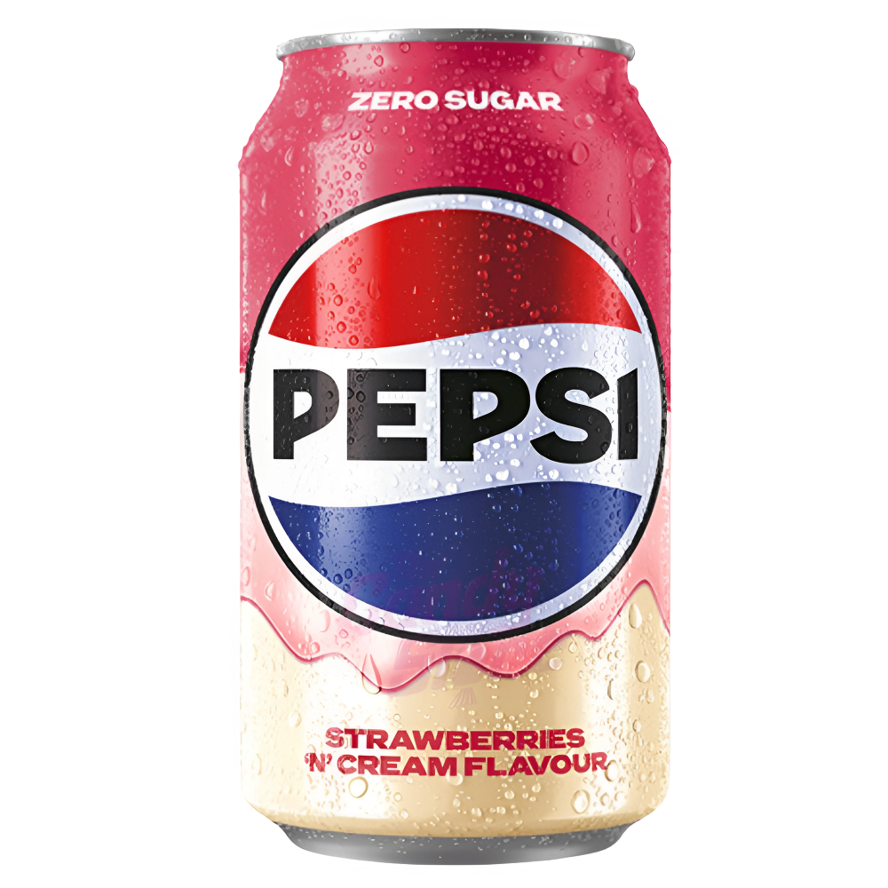 Pepsi Zero Sugar Strawberry & Cream 24 x 330ml