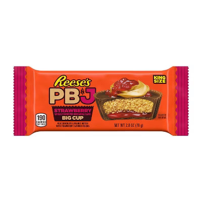 Reese's Big Cup Strawberry Jelly 16 x 79g