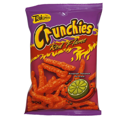 Takim's chunchies Red Flame Chili & Lime 24 x 90g