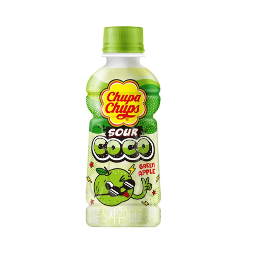Chupa Chups Sour Coco Green Apple 24 x 240ml DDM 2026-04