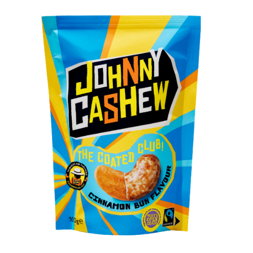 Johnny Cashew Cinnamon Bun Flavour 12 x 100g