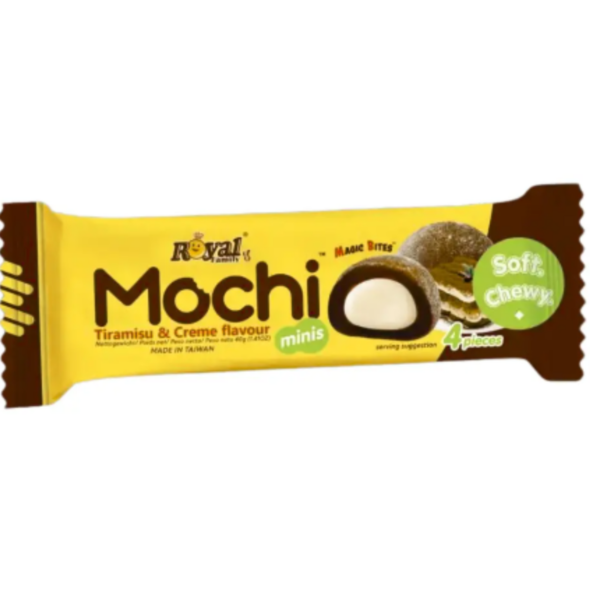 Royal Family Mochi Mini Tiramisu & Cream 12 x 40g DDM 2026-12