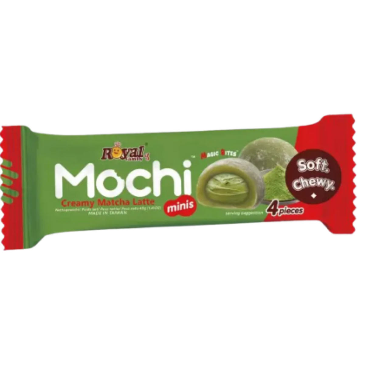 Royal Family Mochi Mini Creamy Matcha Latte 12 x 40g