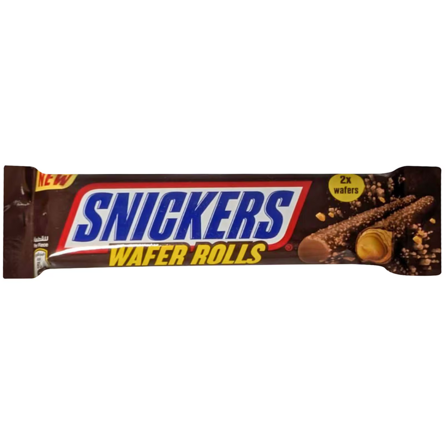 Snickers Wafer Rolls 12 x 24g – Planet Foods